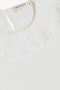 Girl's Long Sleeve Dress with Tiered Tulle and Bow, 1.5-5 Years, White - 3