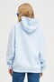 Unisex Basic Sweatshirt Hoodie Light Blue - 5