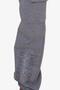 Girl's Tracksuit Set with Text Printed Cargo Pocket, Age 8-14, Dark Gray Melange - 4