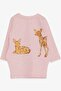 Girl's Tunic Gazelle Printed 1.5-5 Years, Salmon Melange - 2