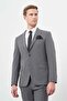 Men's Smoked Striped Mono Collar 6 Drop Slim Fit Slim Fit Suit 1001245102 - 2