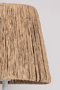 Ceramic Patterned Wicker Lampshade - Soleil 9097 - 3