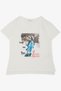 Girl's T-shirt Cool Girl Printed 8-14 Years Old, Ecru