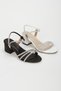 Brilliant Series Stone Ankle Strap Women's Heeled Shoes - 7