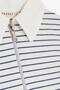 Girl Crop T-Shirt - 9-14 Years, White Shoes with Zipper and Stripe - 3