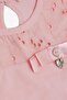 Girl's T-shirt with Faux Accessory for 5-10 Years Old, Pink - 3