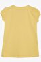 Girl's T-Shirt with Laces, 9 Months-8 Years, Yellow - 2