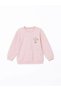 Pink Melange Baby Girl Sweatshirt and Leggings - Crew Neck, Long Sleeve, Floral Print Set of 2 - 2