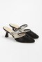 Toscana Series Pointed Toe Rhinestone Thin Heeled Women's Evening Dress Shoes - 3