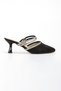 Toscana Series Pointed Toe Rhinestone Thin Heeled Women's Evening Dress Shoes - 4