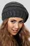 Women's Winter Neck Collar Featured Knitwear Knitted Beanie - 8