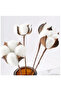 Osohome 10Pcs Natural Cotton Branches Decorative Cotton Flower - 3