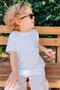Tricou Băiat Basic 4-14 Ani, Alb - 2