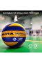 Spot Volleyball | Yellow/Blue | Size: 4 | Leather/Rubber |  280 Grams,18 Panels | Waterproof - 5