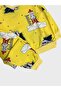 Boy's Cotton Raised Yellow Astronaut Missile Print Long Sleeve Pajamas Set - 5