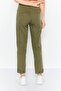 Women Regular Fit Solid Pant, Olive - 4
