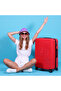 Red Medium Size 24" Cats Suitcase - 6