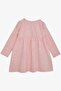 Girl's Long Sleeve Dress Cute Ceylan Printed 2-6 Years, Salmon Melange - 2
