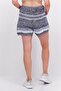 Women Crochet Oversize Basic Shorts, Grey - 3