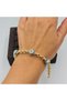 Stone Detailed VIP Socialite Women's Eye Bead and Bracelet Set