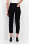 Women Slim Fit Solid Non Stretchable Jeans, Black - 4
