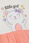 Girl's Long Sleeve Dress Little Girls Love Themed Happy Teddy Bear Printed Tulle 1-4 Years, Ekr - 4