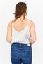 Women Ruffle Neck Sleeveless Floral Printed Tank Top, Blue Combo - 2