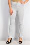 Women Regular Fit Ribbed Drawstring Flared Hem Pant, Grey