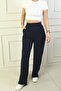 Women's Velcro Closure Lycra Palazzo Trousers - 2