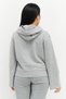 Women Sportswear Fit Brand Logo Training Hoodies, Grey - 3