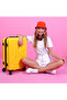 Cats Yellow Medium Size 24" Suitcase - 6