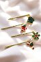Set of 4 Christmas Themed Wire Clasps - 3