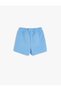 Basic Shorts with Tie Waist and Pocket Detail - 2