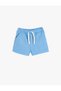 Basic Shorts with Tie Waist and Pocket Detail