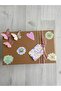 Gold Leaf Butterfly Packing / Cake / Party Ornament - Rainbow Pattern - 42 Pieces - 4