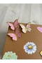 Gold Leaf Butterfly Packing / Cake / Party Ornament - Rainbow Pattern - 42 Pieces - 5