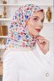 وشاح رياضي من القطن بنمط هندسي رفيع