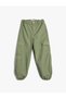 Jogger Cargo Pants Cotton Tie Waist Pocket
