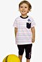 Baby Boy Capri Trousers Suit 6 Months-2 Years, Ecru