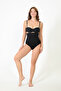 Waist and Butt Shaping Slimming Effective Seamless Black Slip Corset - 5