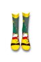 Single Christmas Patterned Unisex Towel Socks - 3