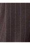 High Waist Striped Fabric Palazzo Pants with Pockets and Pleat Detail - 6
