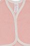Baby Girl Velvet Vest Buttoned 0-3 Months-9 Months, Salmon - 3