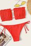 Brazilian Model Drawstring Bikini Set - 2