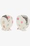 Newborn Baby Gloves Giraffe Printed Ecru