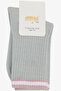 Artı Girls' Socks Striped 7-14 Years, Gray - 3