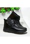 Velcro Mother Orthopedic Boots Winter Rubber Sole Velcro Fleece Women's Mother Boots