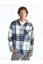 Lcw Casual Plaid Comfortable Fit Long Sleeve Plaid Men's Lumberjack Shirt Jacket (W4)