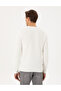 Ecru Slim Fit Crew Neck Knitwear Sweater 50296875-Vr019 - 5