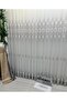 Nivemeshome Milano 4014 Silver Detailed 1/3 Frequent Pleated Tulle Curtain Apm - 2